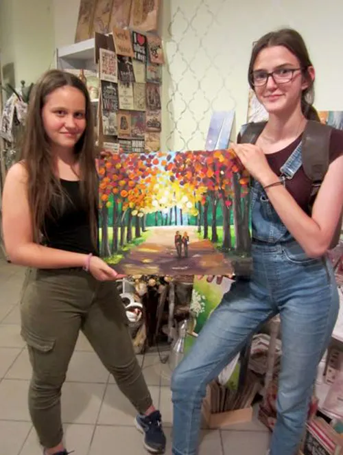 hello varázs velemfess páros élményfestés tesók
