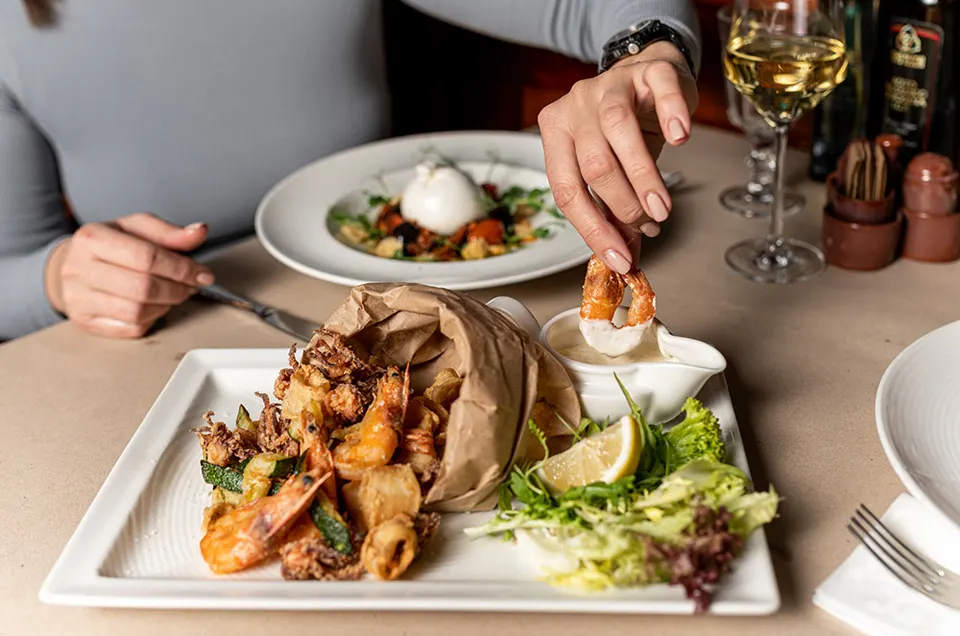 Trattoria Toscanaban a’ la carte étel-ital fogyasztás – 1. kép